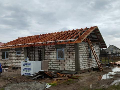 дом в ПВХ остеклении в Орехово